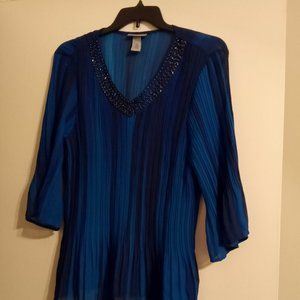 Womens Mulit-color Tunic Blouse